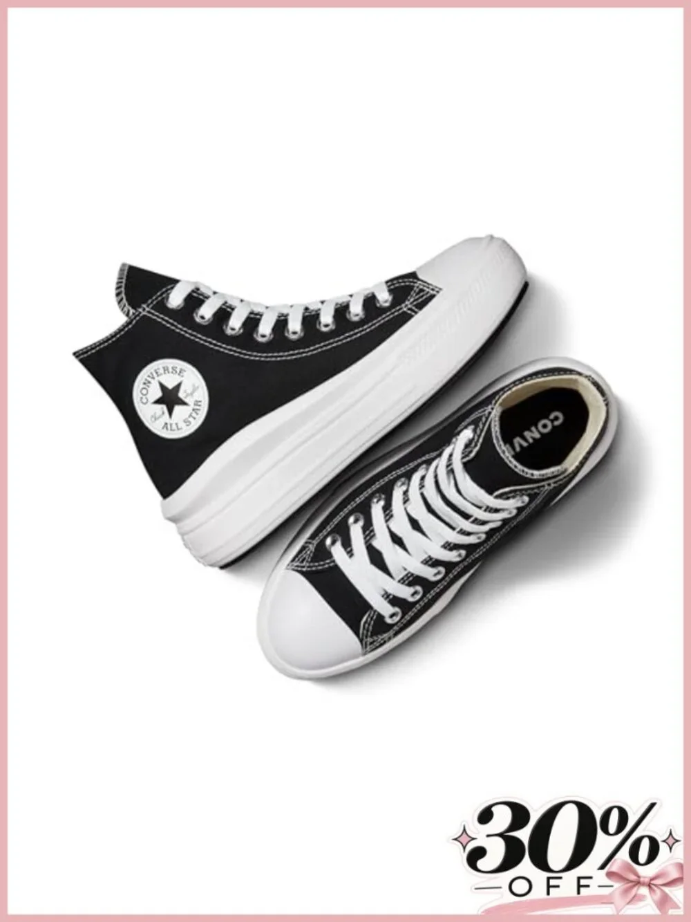 Canvas Platform High Top Sneaker with Cushioned Insole